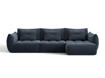 Bloom — Corner Sofa (327x152x97 cm) Navy Blue (Wind 77) Right