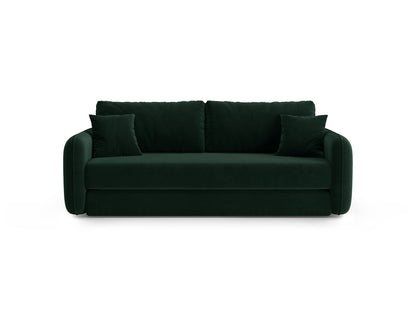Dormi — Sofa Bottle Green (Salvador 7) Black Plastic