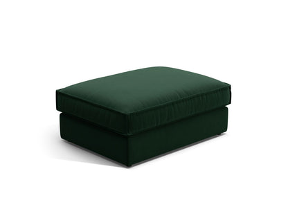 Pola — Pouf Bottle Green (Salvador 7) Black Plastic