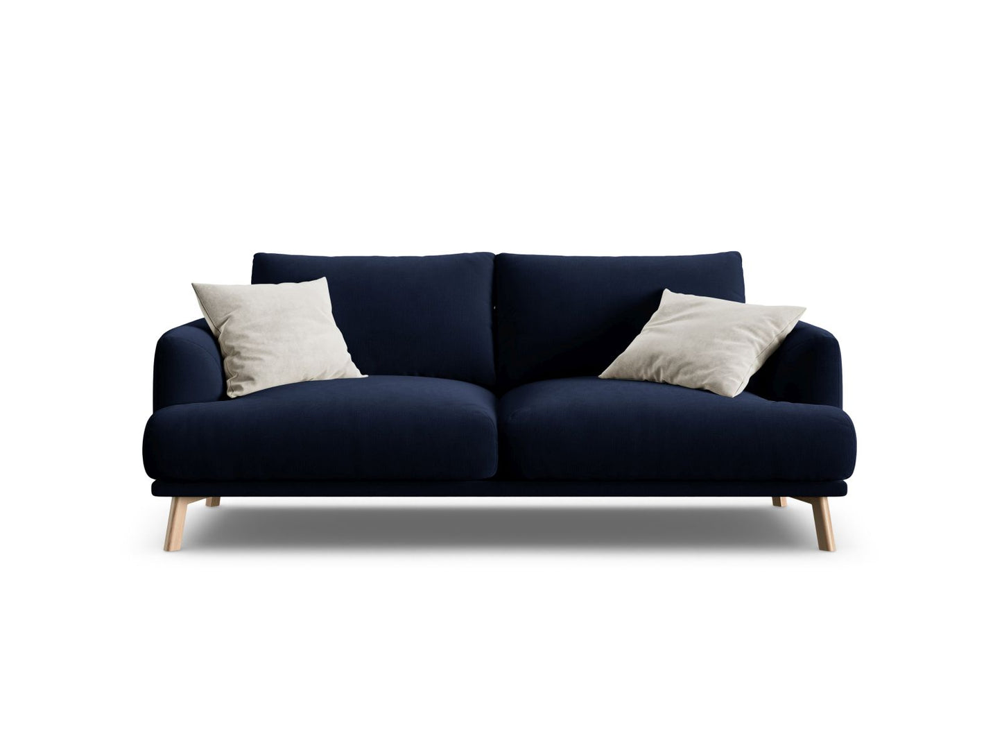 Naomi — Sofa Royal Blue (Salvador 5) Wood