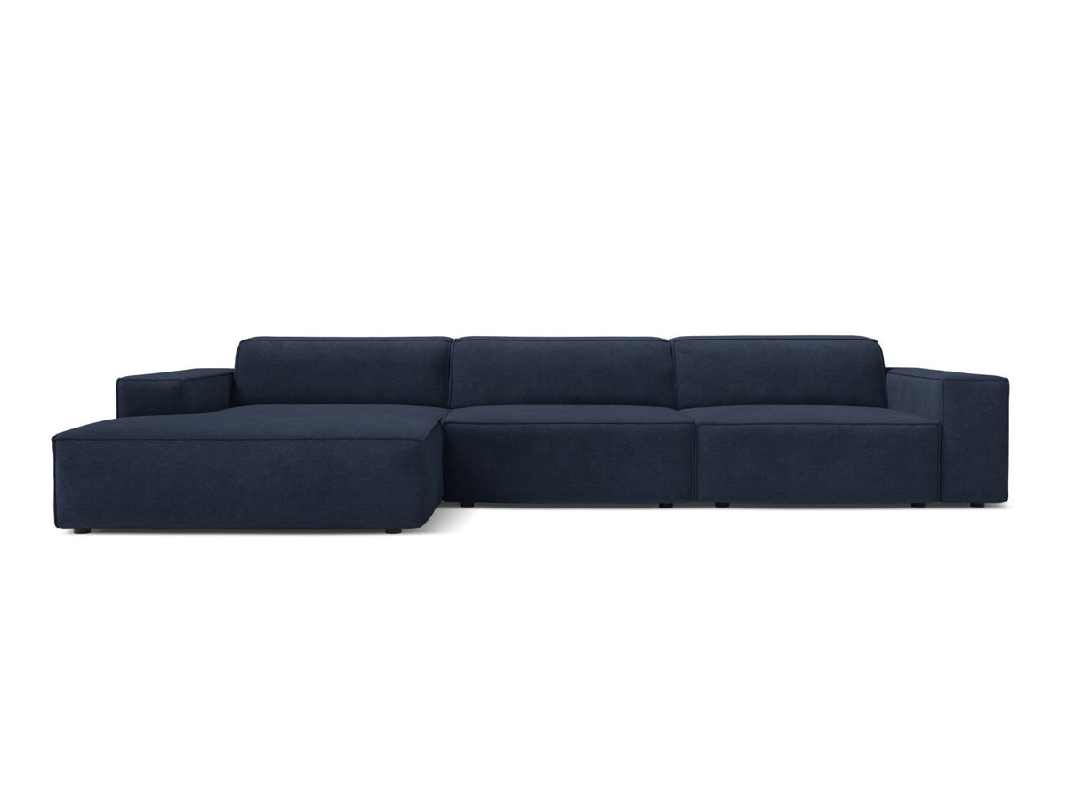 Jodie — Corner Sofa (284x162x77 cm) Navy Blue (Liberty 15) Left