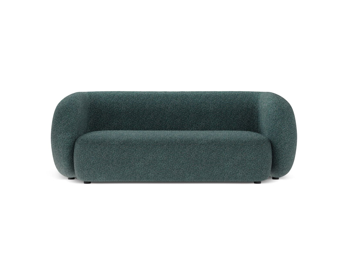 Kate — Sofa Green Blue Melange (Puente 39) Black Plastic