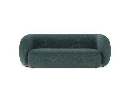 Kate — Sofa Green Blue Melange (Puente 39) Black Plastic