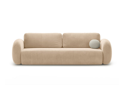 Tonale — diivan Almond Beige (Magic Velvet 2282) must plastik