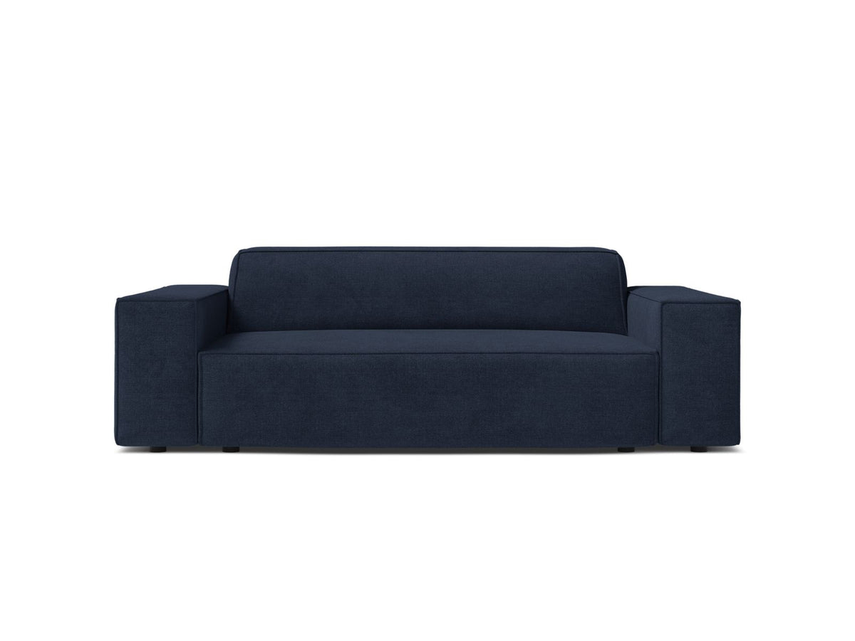 Jodie — Sofa Navy Blue (Liberty 15) Black Plastic
