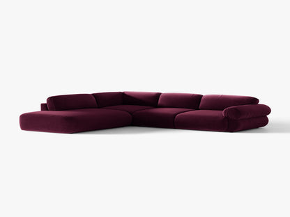 Ophelia — Corner Sofa (289x243x84 cm) Burgundy (Venus 2932) Left