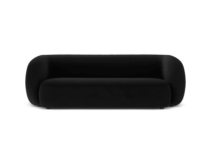 Kate — Sofa Black (Salvador 19) Black Plastic