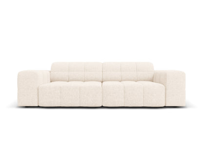 Chicago — Sofa Light Beige (Haga 23) Black Plastic