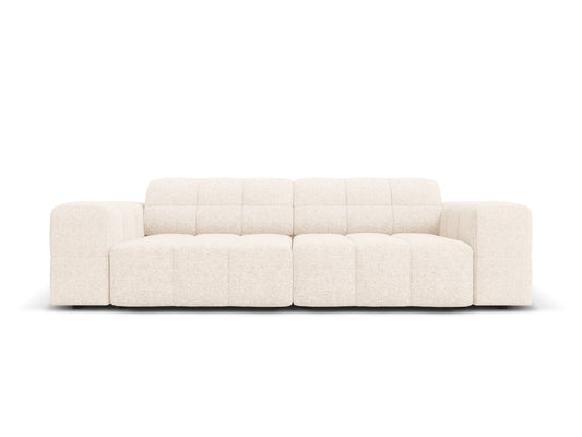 Chicago — Sofa Light Beige (Haga 23) Black Plastic