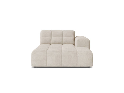 Jennifer — Chaise Longue (108x167x78 cm) Light Beige (Eden 2 Pearl) Right