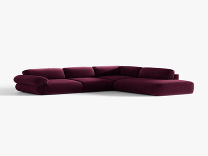Ophelia — Corner Sofa (289x243x84 cm) Burgundy (Venus 2932) Right