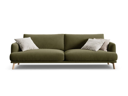 Naomi — Sofa Green (Salvador 8) Wood