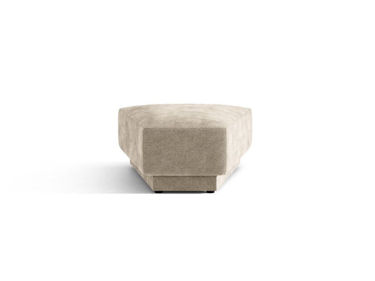 Miley — Pouf Beige (Haga 30) Black Plastic