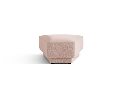 Miley — Pouf Powder Pink (Baloo 2072) Black Plastic