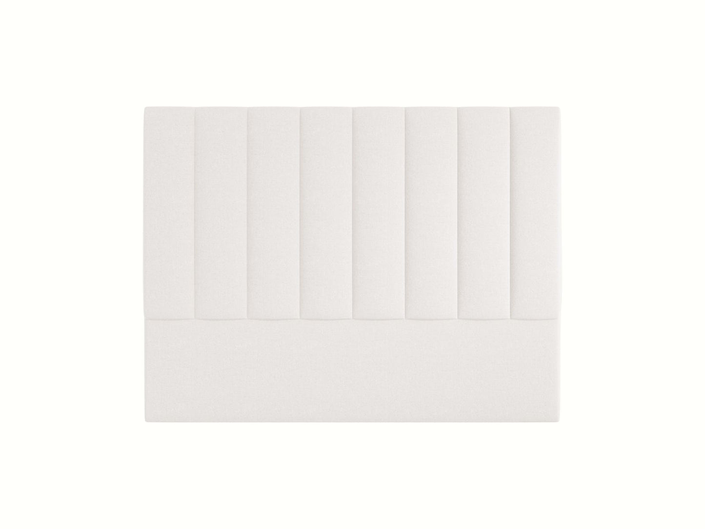 Marl — Headboard Light Beige (Eden 2 Pearl) Black Plastic