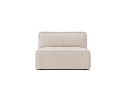 Jodie — Modular Sofa Beige (Liberty 2) Black Plastic