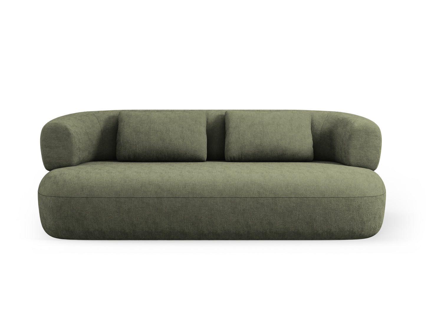 Jenny — Sofa Green (Perfect Harmony 39) Black Plastic