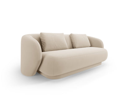 Camden — Sofa Beige (Casino Beige) Black Plastic