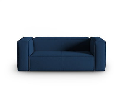 Mackay — Sofa Dark Blue (Bubble 16) Black Plastic