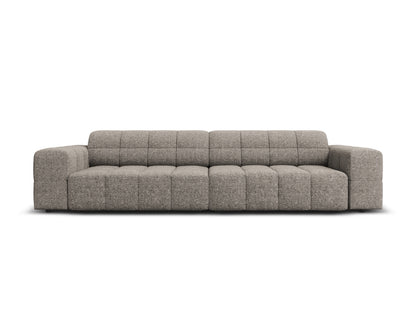 Chicago — Sofa Grey (Haga 16) Black Plastic