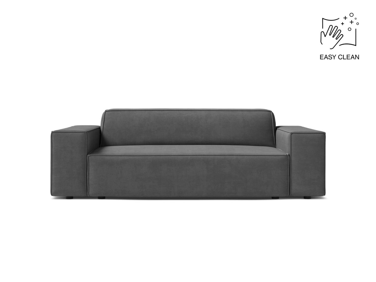 Jodie — Sofa Grey (Venus 2930) Black Plastic