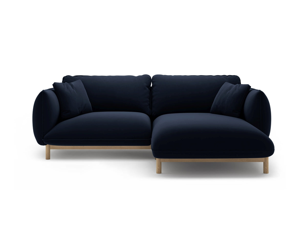 Ada — Corner Sofa (220x179x78 cm) Royal Blue (Casino Deep Blue) Right