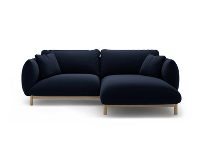 Ada — Corner Sofa (220x179x78 cm) Royal Blue (Casino Deep Blue) Right