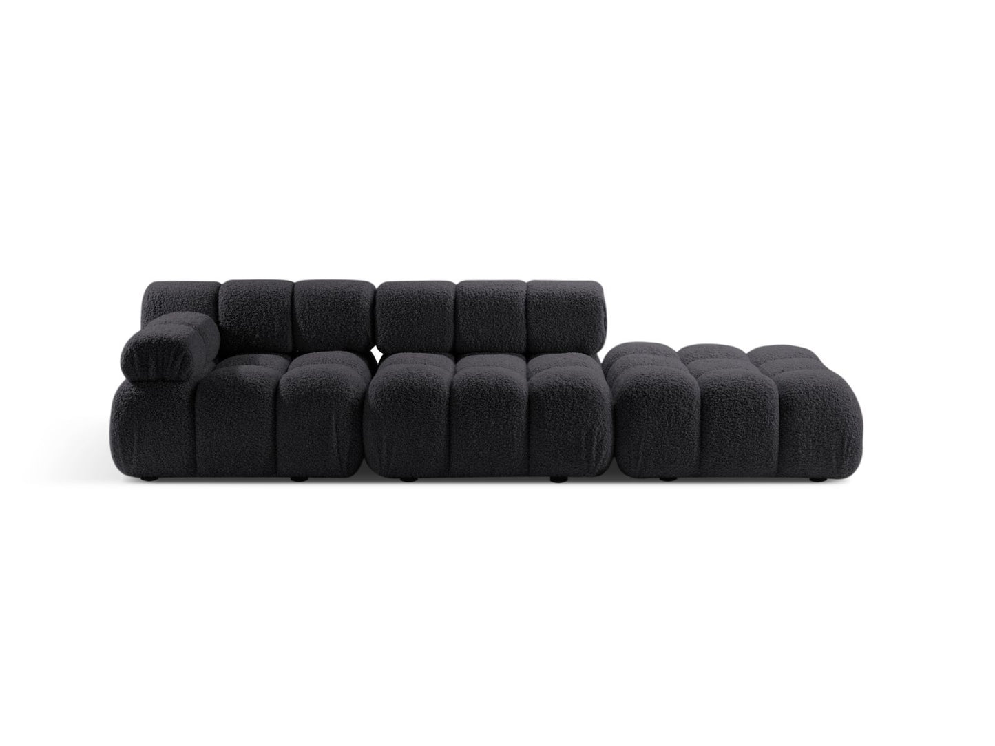 Bellis — Sofa (282x94x70 cm) Graphite (Rolf 8) Right