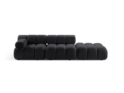 Bellis — Sofa (282x94x70 cm) Graphite (Rolf 8) Right