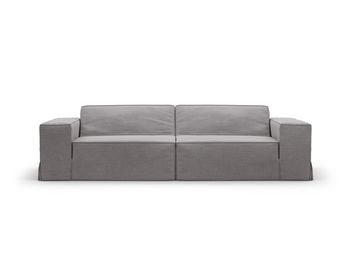 Jodie — Sofa Warm grey (LINS 07) Black Plastic