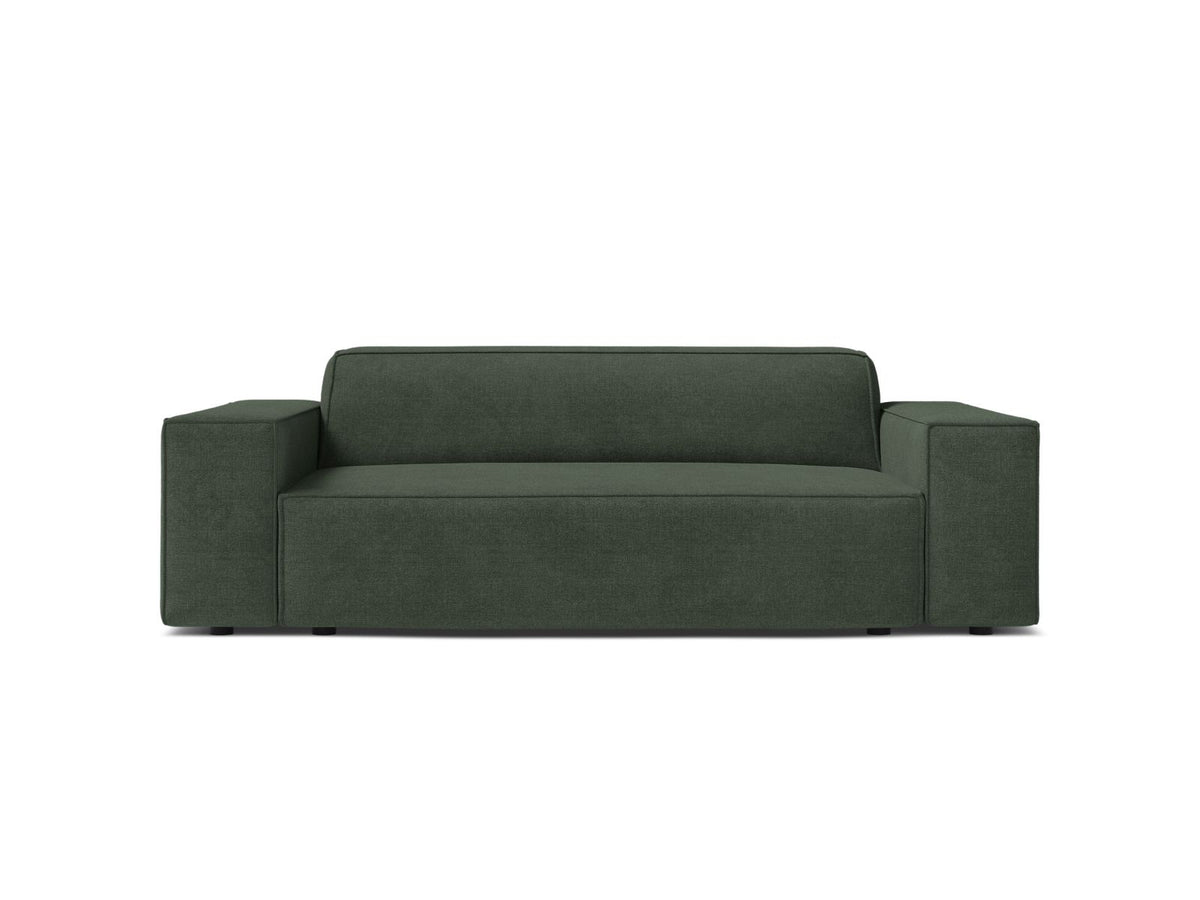 Jodie — Sofa Moss Green (Liberty 12) Black Plastic