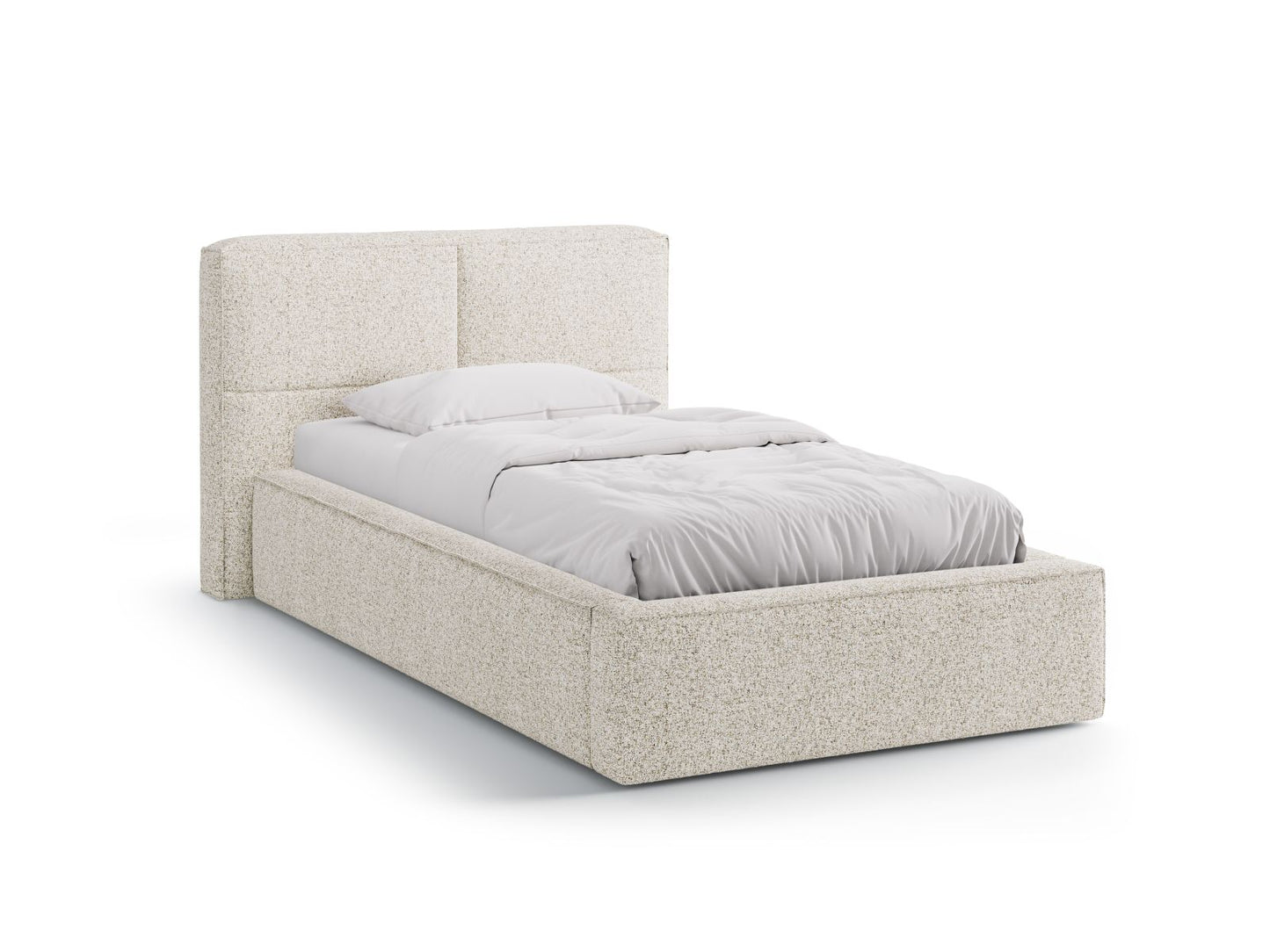 Darren — Bed Beige Melange (Puente 06) Black Plastic