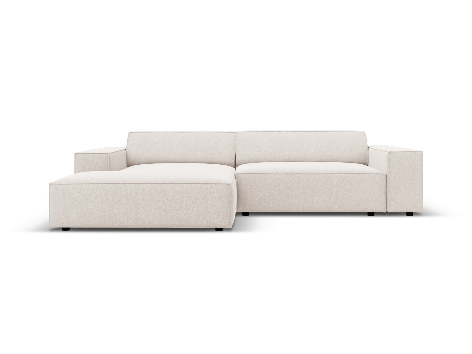 Jodie — Corner Sofa (224x162x77 cm) Light Beige (Megan 351) Left