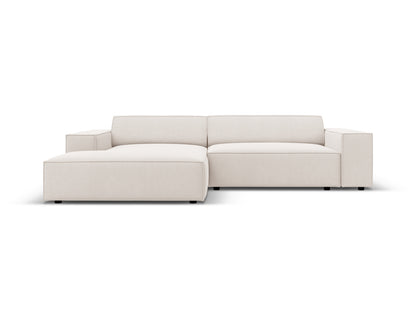 Jodie — Corner Sofa (224x162x77 cm) Light Beige (Megan 351) Left