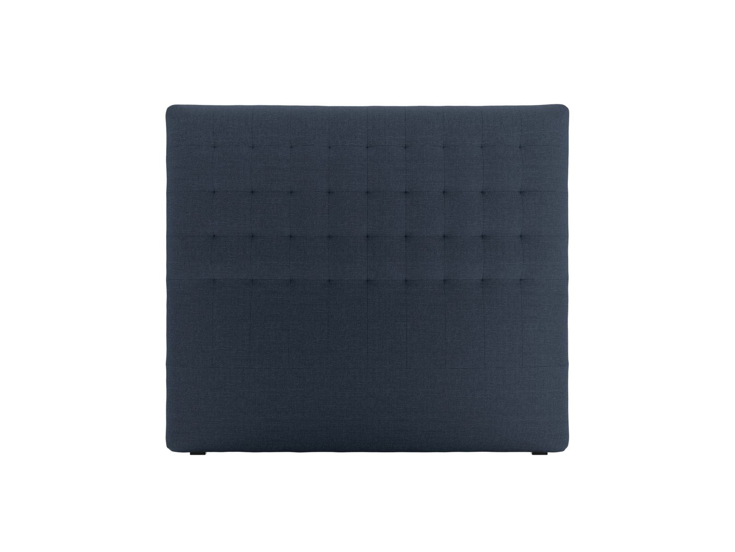 Nova — Headboard Navy Blue (Liberty 15) Black Plastic