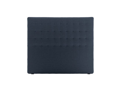 Nova — Headboard Navy Blue (Liberty 15) Black Plastic