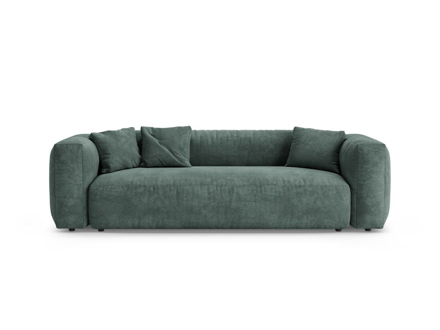 Martina — Sofa Petrol (Vogue 12) Black Plastic