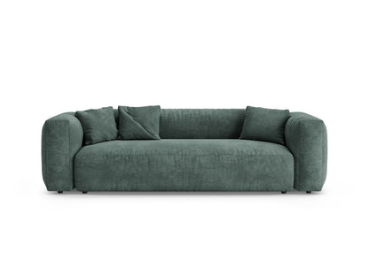 Martina — Sofa Petrol (Vogue 12) Black Plastic