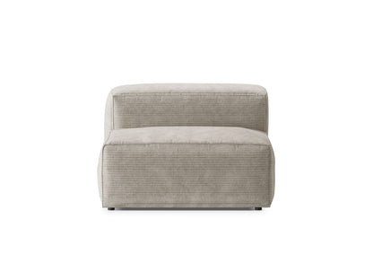 Bergamo — Modul Ivory (Perla 15) Black Plastic Left