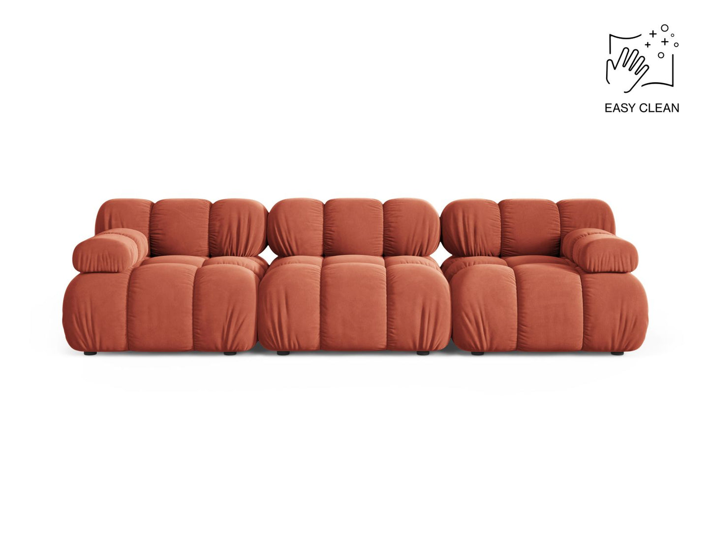 Bellis — Sofa (282x94x70 cm) Coral (Venus 2933) Unknown