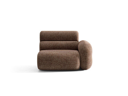 Neo — Modular Sofa (110x100x83 cm) Brown (SILENCIO 27) Right