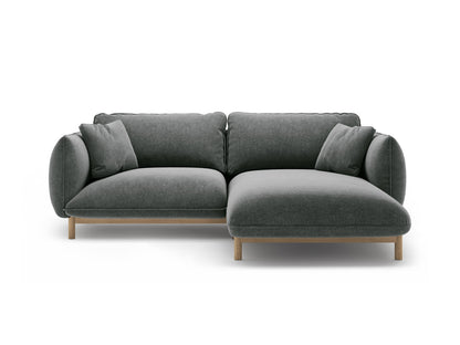 Ada — Corner Sofa (220x179x78 cm) Dark Grey (Wind 89) Right