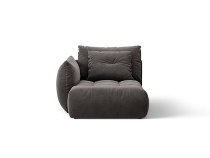 Bloom — Chaise Longue (112x152x97 cm) Dark Grey (Casino Graphite) Left