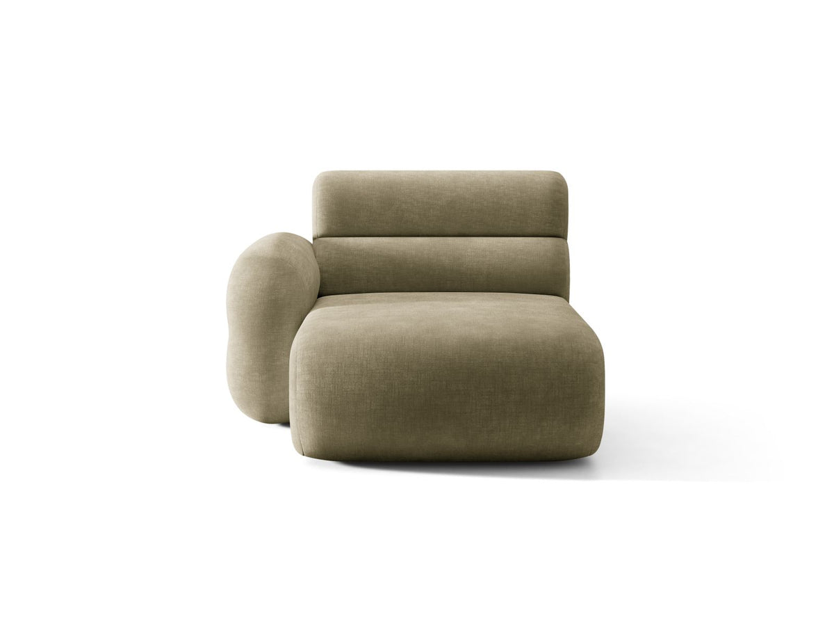 Neo — Chaise Longue (110x165x83 cm) Light Olive (Golden 31) Left