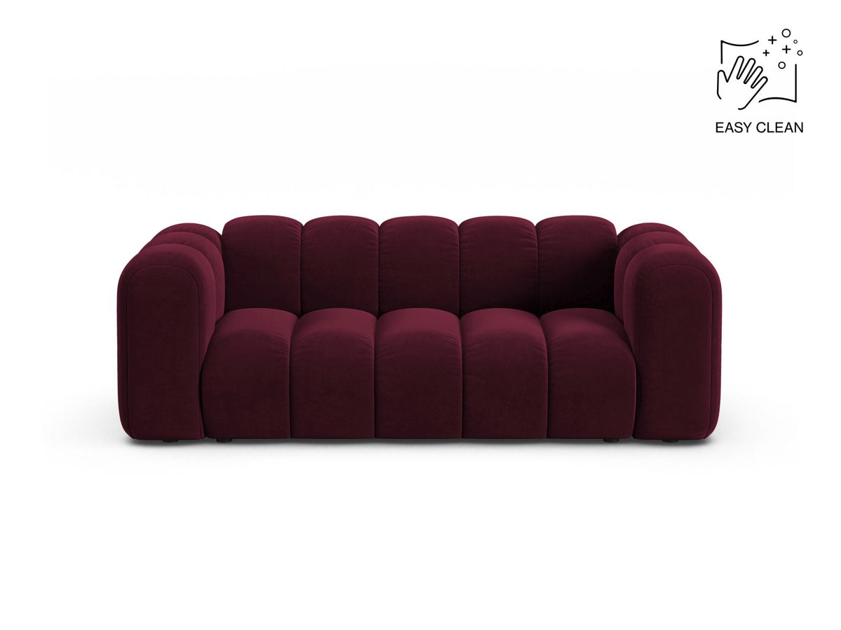 Lupine — Sofa Burgundy (Venus 2932) Black Plastic