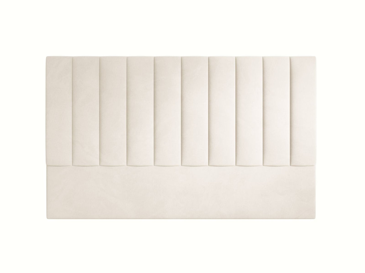 Marl — Headboard Ivory (Magic Velvet 2256) Black Plastic
