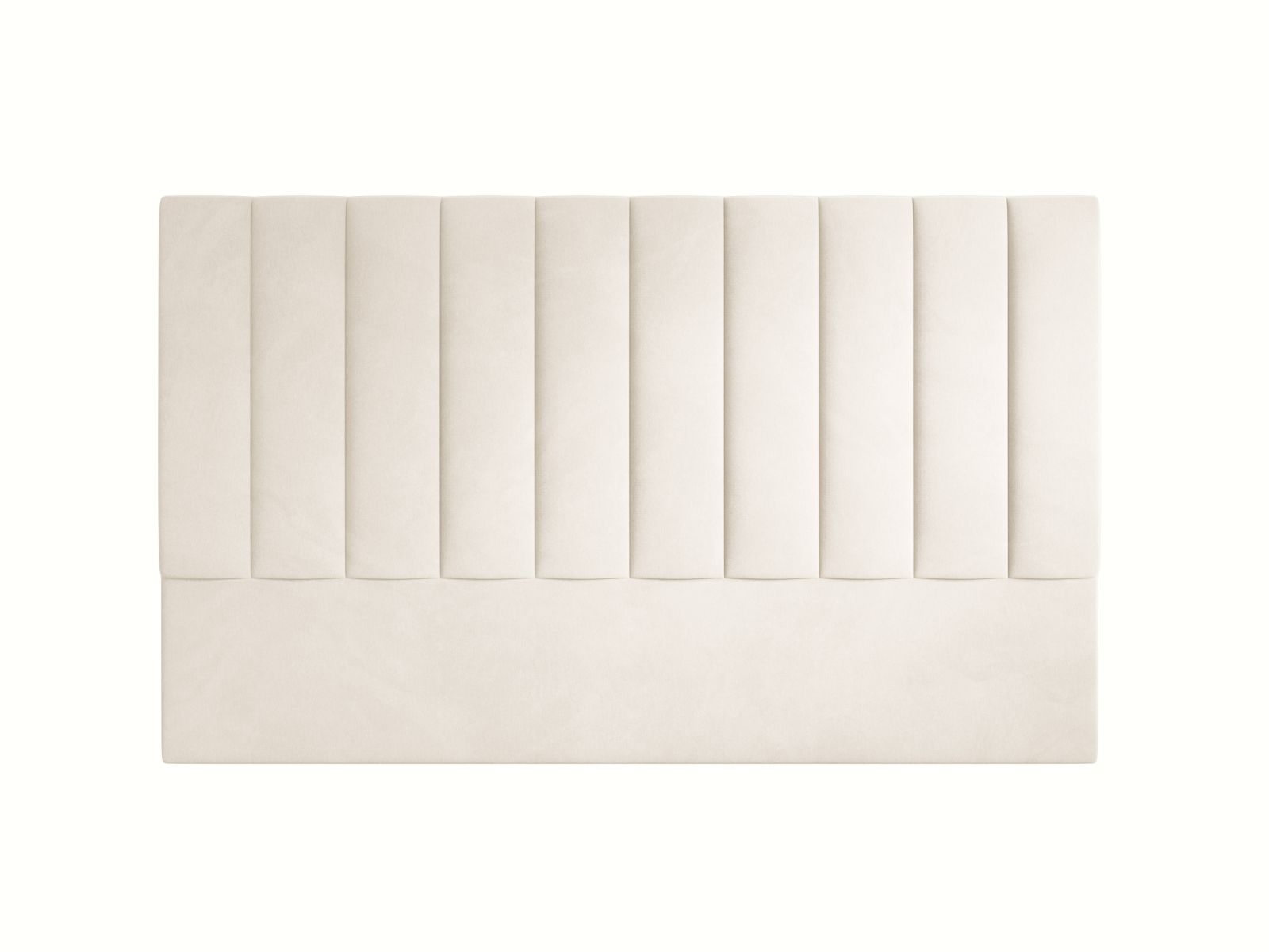 Marl — Headboard Ivory (Magic Velvet 2256) Black Plastic