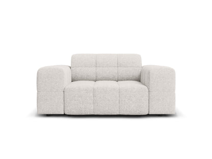 Chicago — Armchair Light Grey (Haga 06) Black Plastic