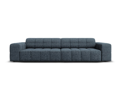 Chicago — Sofa Royal Blue (Haga 86) Black Plastic