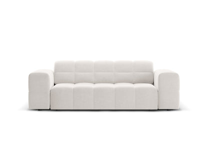 Chicago — Sofa Light Grey (Haga 06) Black Plastic